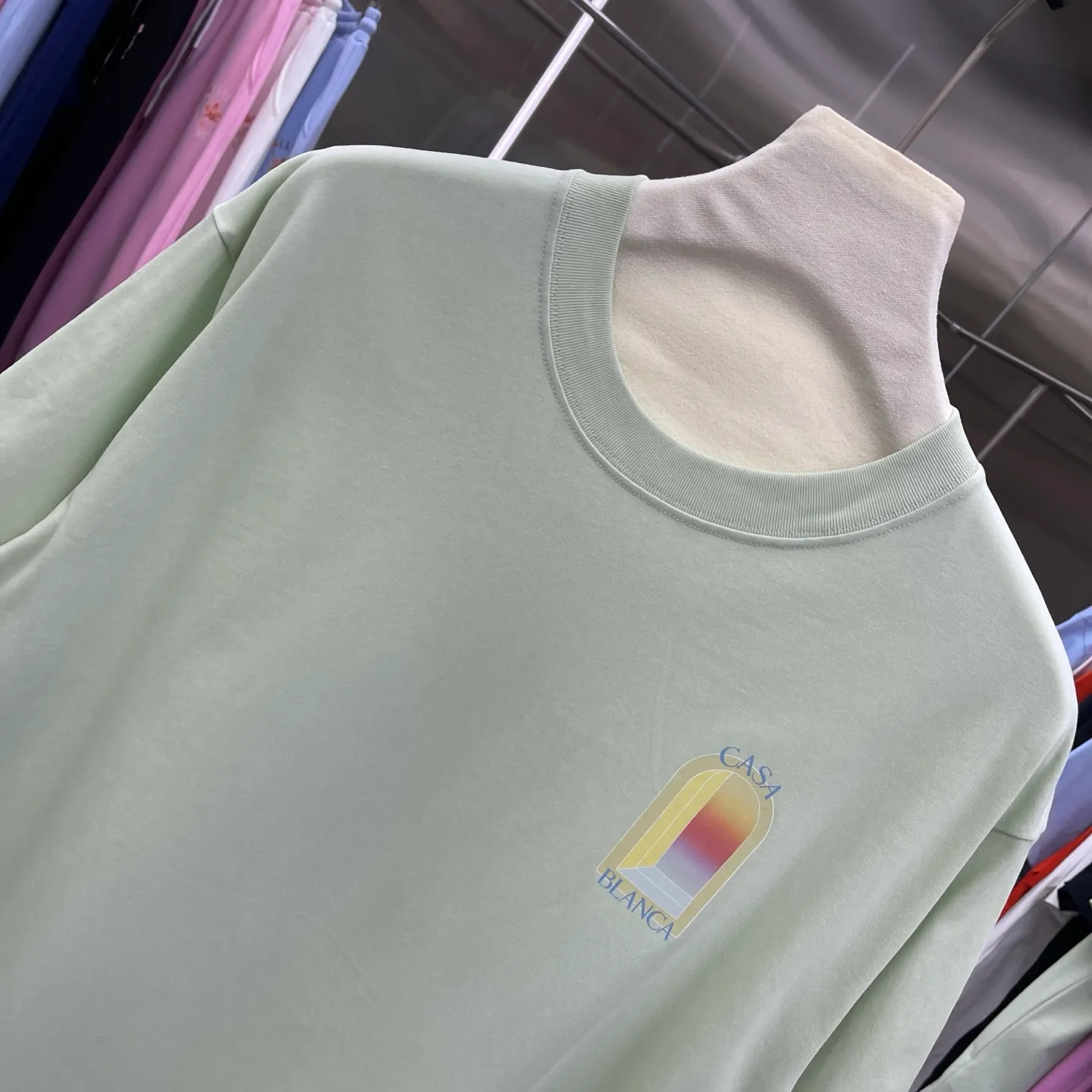 New Arrival Casablanca Classic Series T ～ ， ， 。 ， Classic ， In Stock ！ ：White Black Green Light Green Blue（5 ） Size：S M L XL XXL